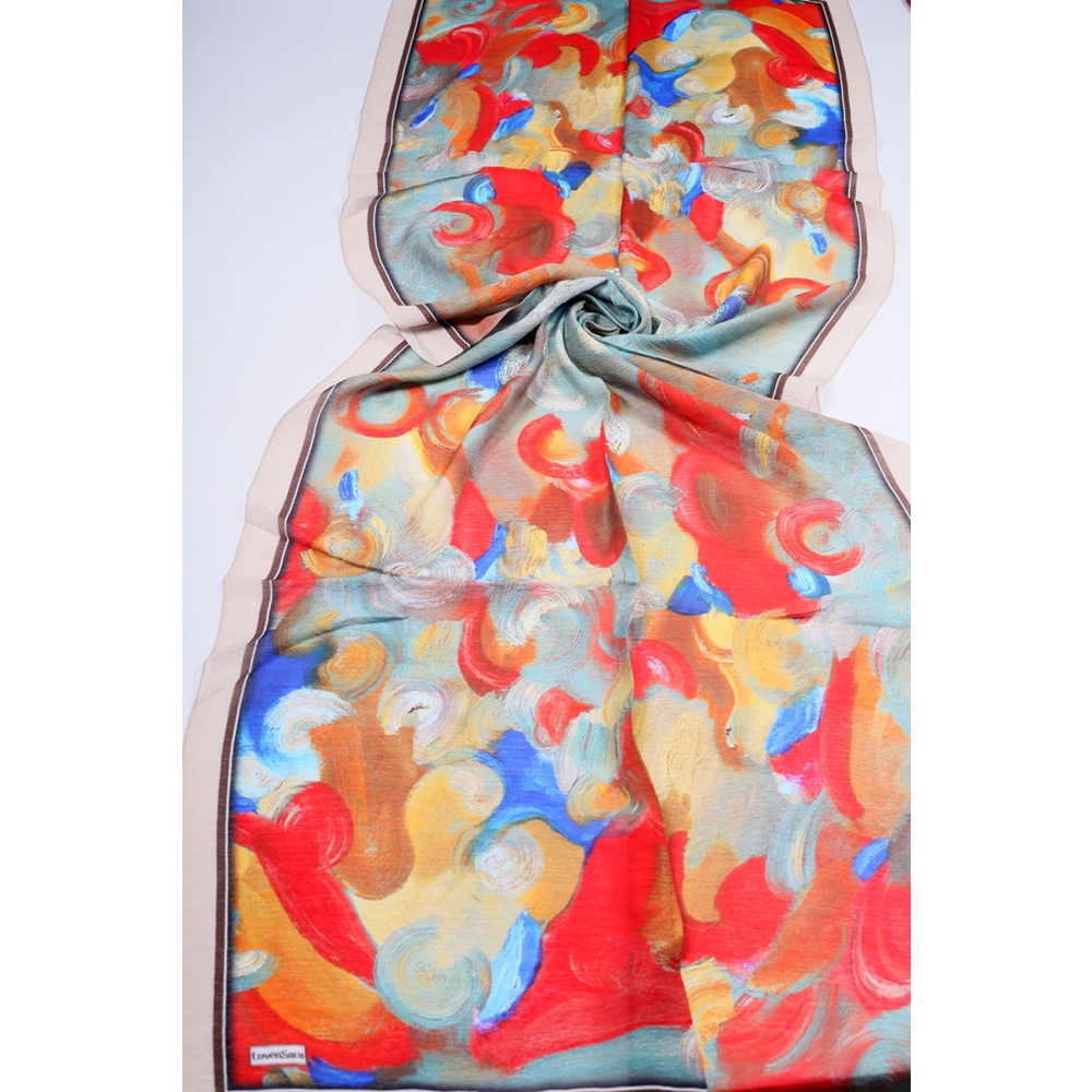 Luvensara Desenli Summer Şal - Desen-03 - Renk-09