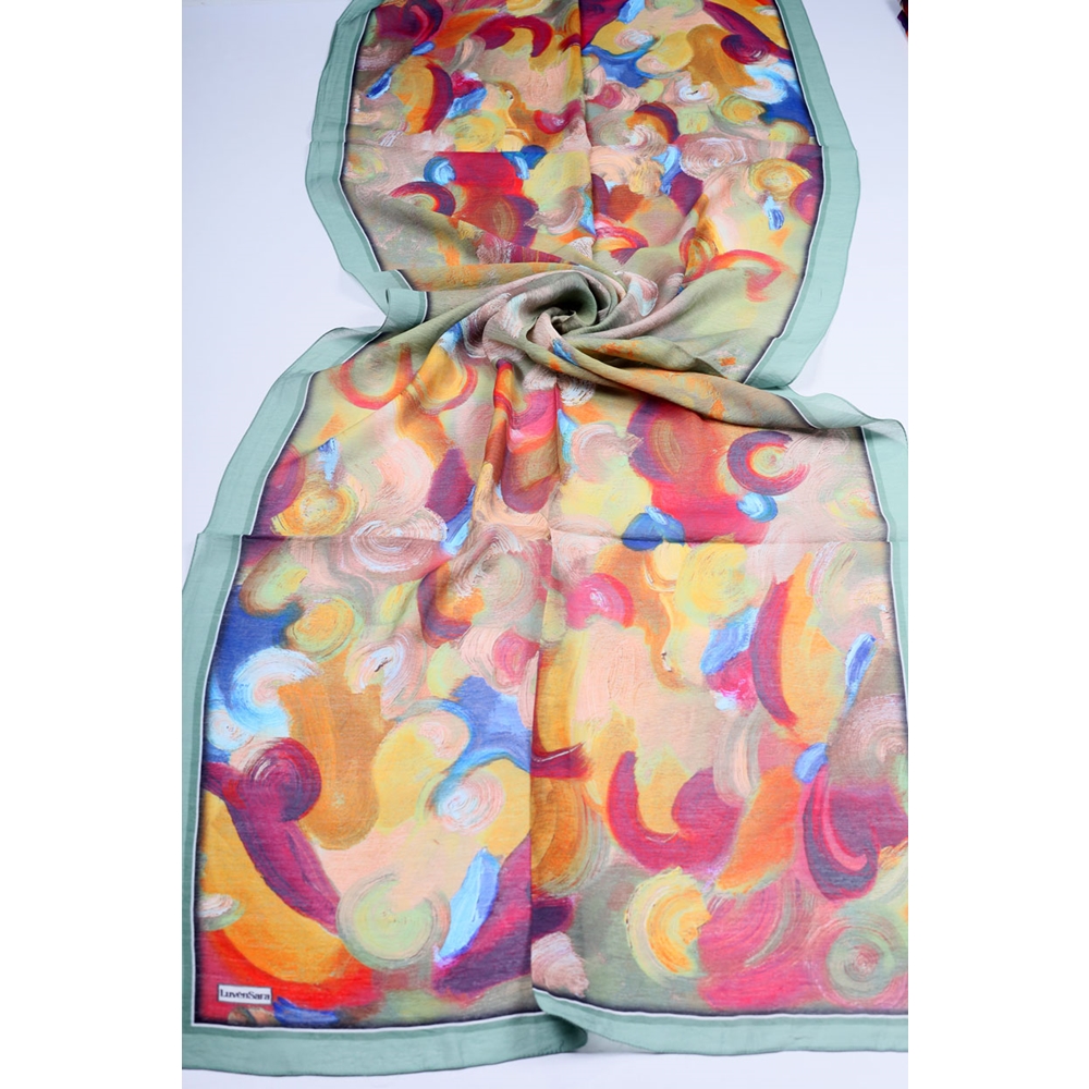 Luvensara Desenli Summer Şal - Desen-03 - Renk-09