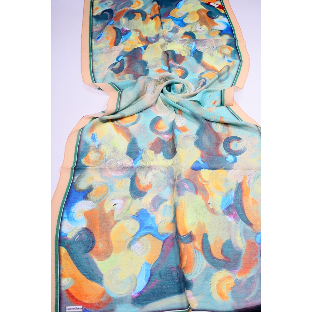 Luvensara Desenli Summer Şal - Desen-03 - Renk-09