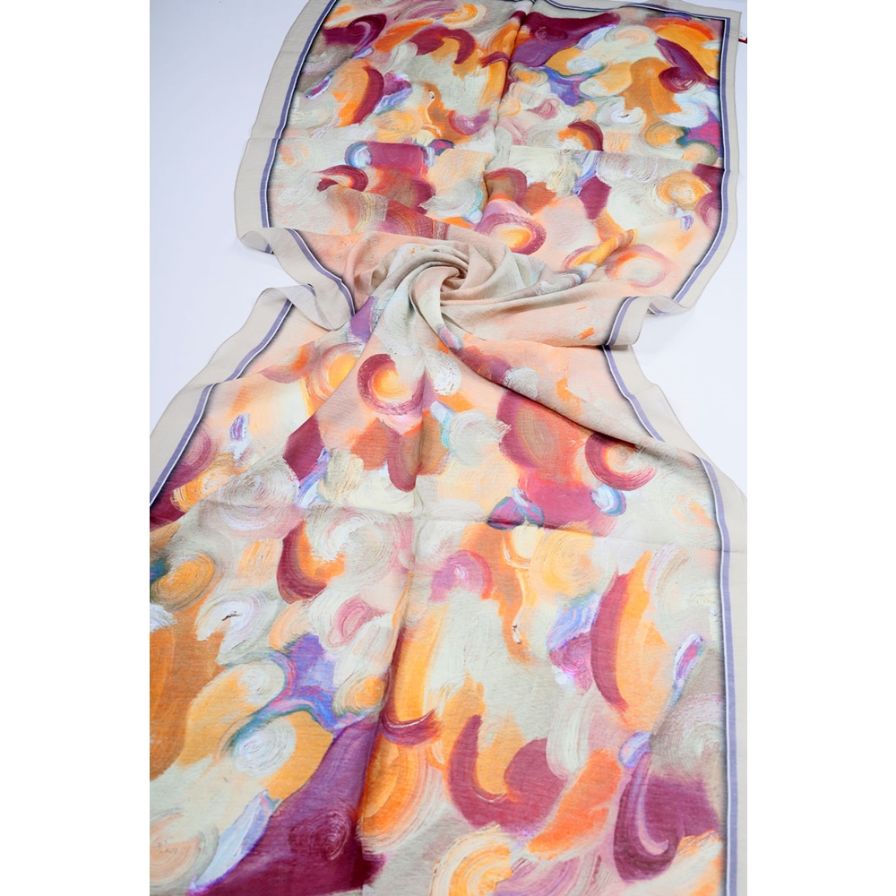 Luvensara Desenli Summer Şal - Desen-03 - Renk-09