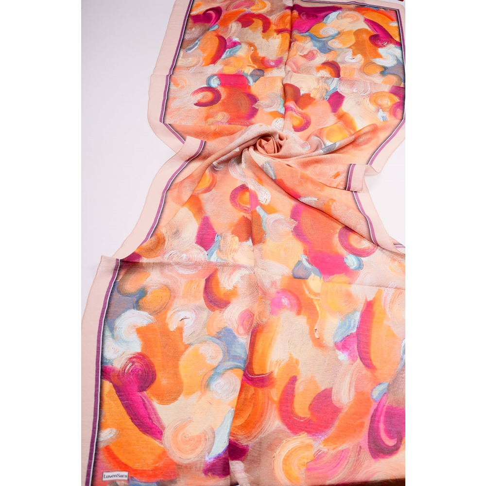 Luvensara Desenli Summer Şal - Desen-03 - Renk-09