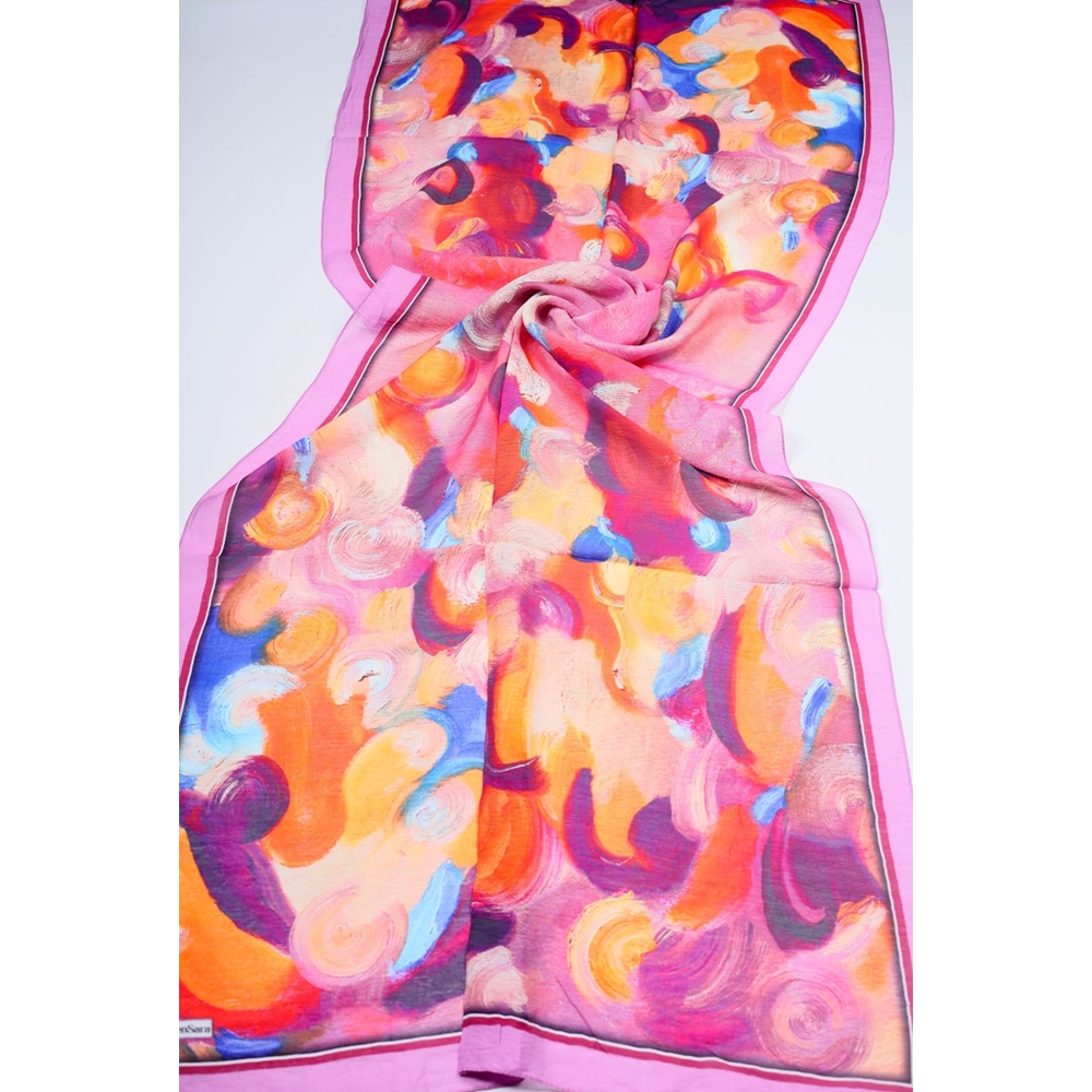 Luvensara Desenli Summer Şal - Desen-03 - Renk-09