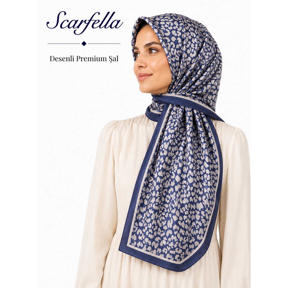 Scarfella Desenli Premium Şal - Desen-23