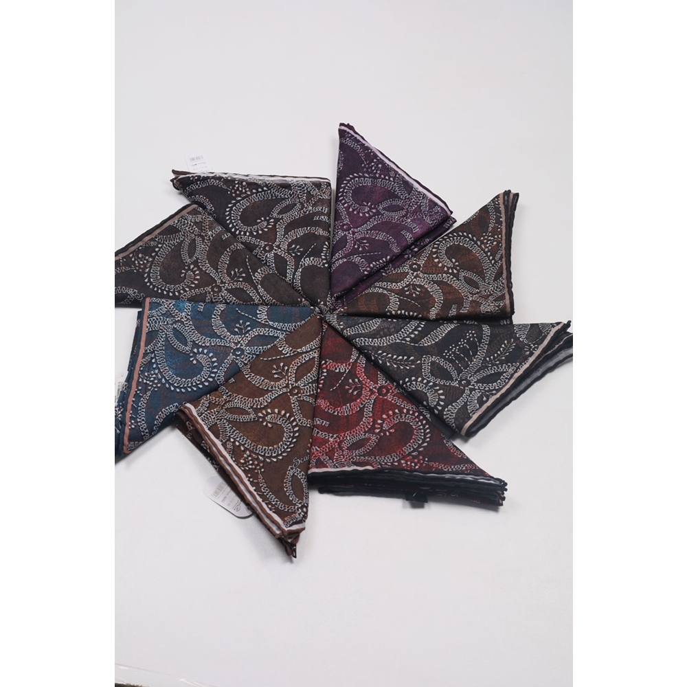 Scarfella Soft El Dikişli Eylül Eşarp - Desen-40