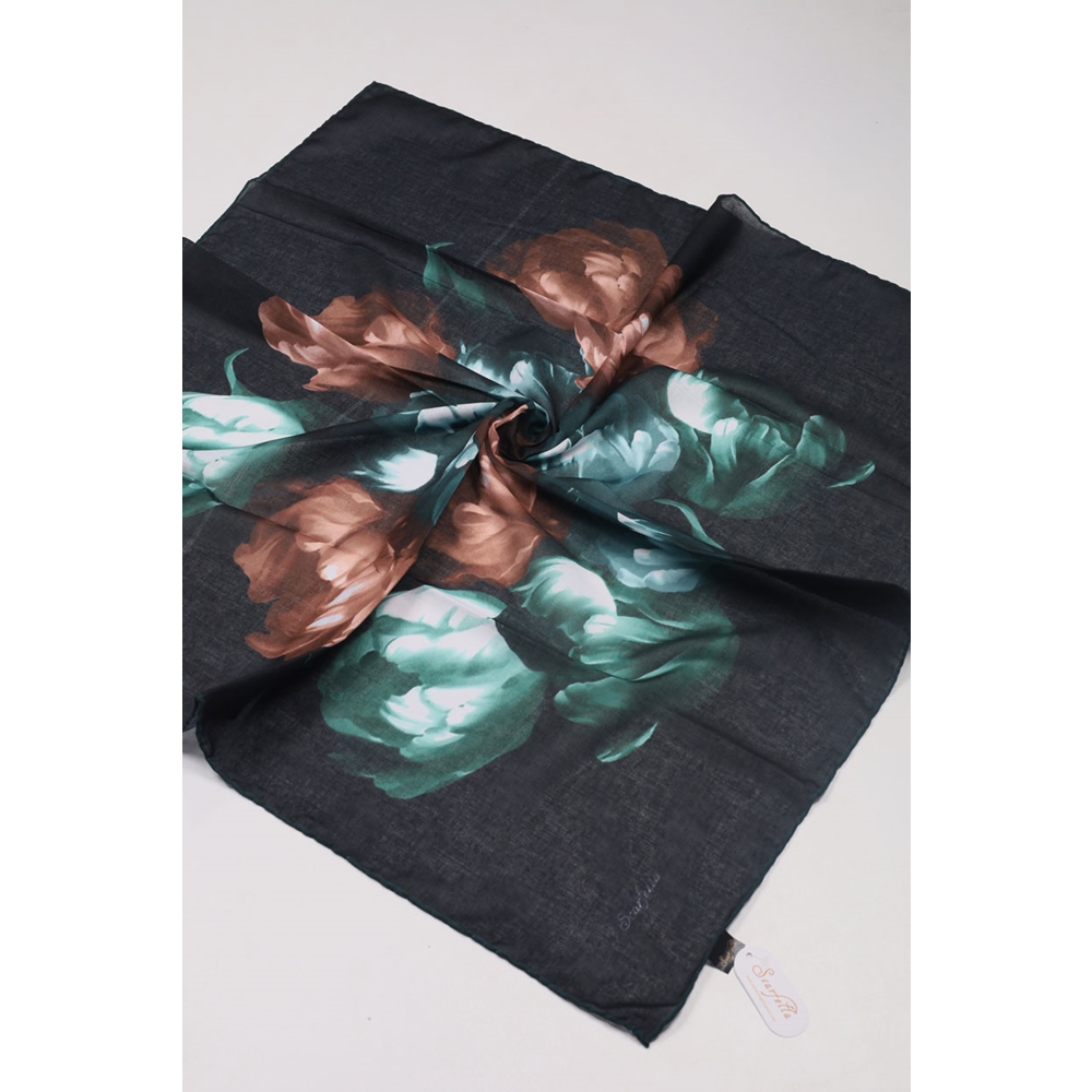 Scarfella Soft El Dikişli Eylül Eşarp - Desen-41