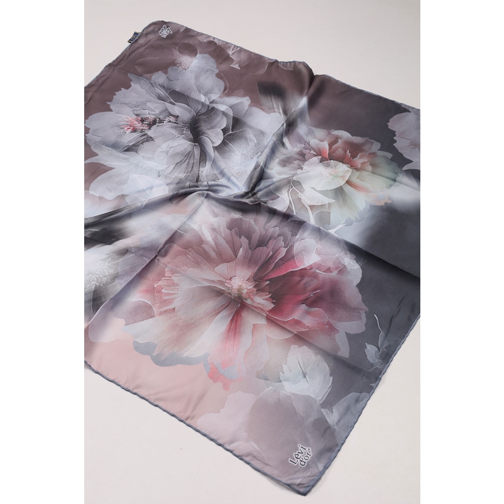 Levidor Desenli Lotus Eşarp - Desen-01 - Renk-09