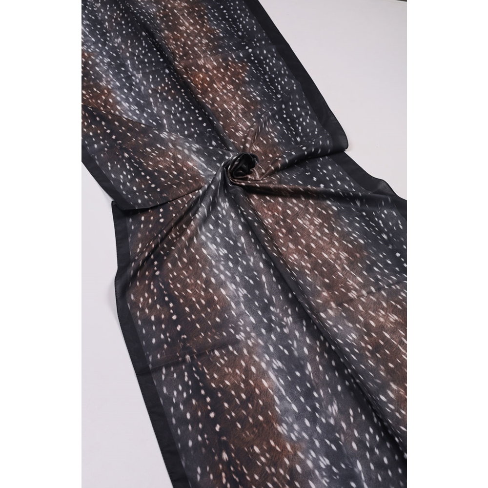 Scarfella Desenli Silk Licra Şal - Desen-10