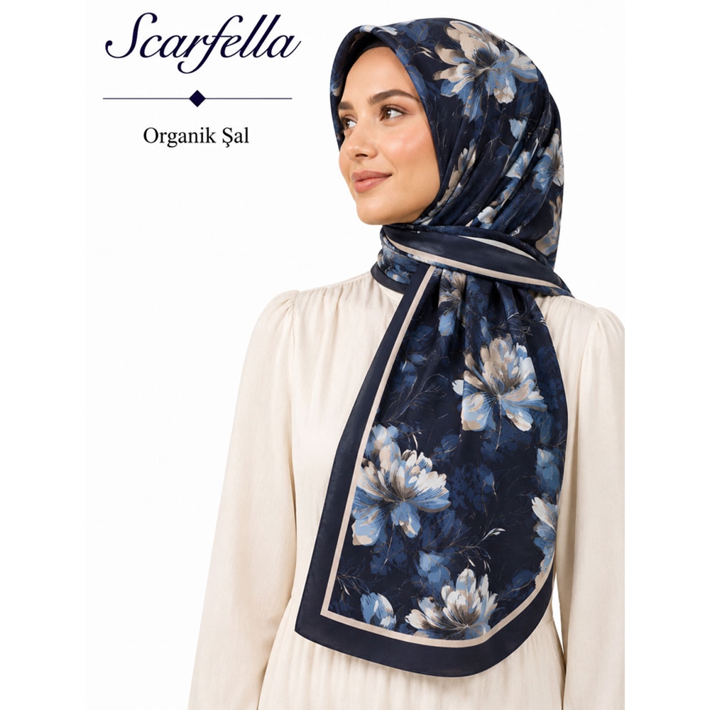 Scarfella Organik Şal - Desen-05