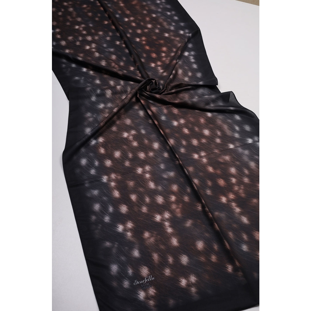 Scarfella Desenli Silk Licra Şal - Desen-13