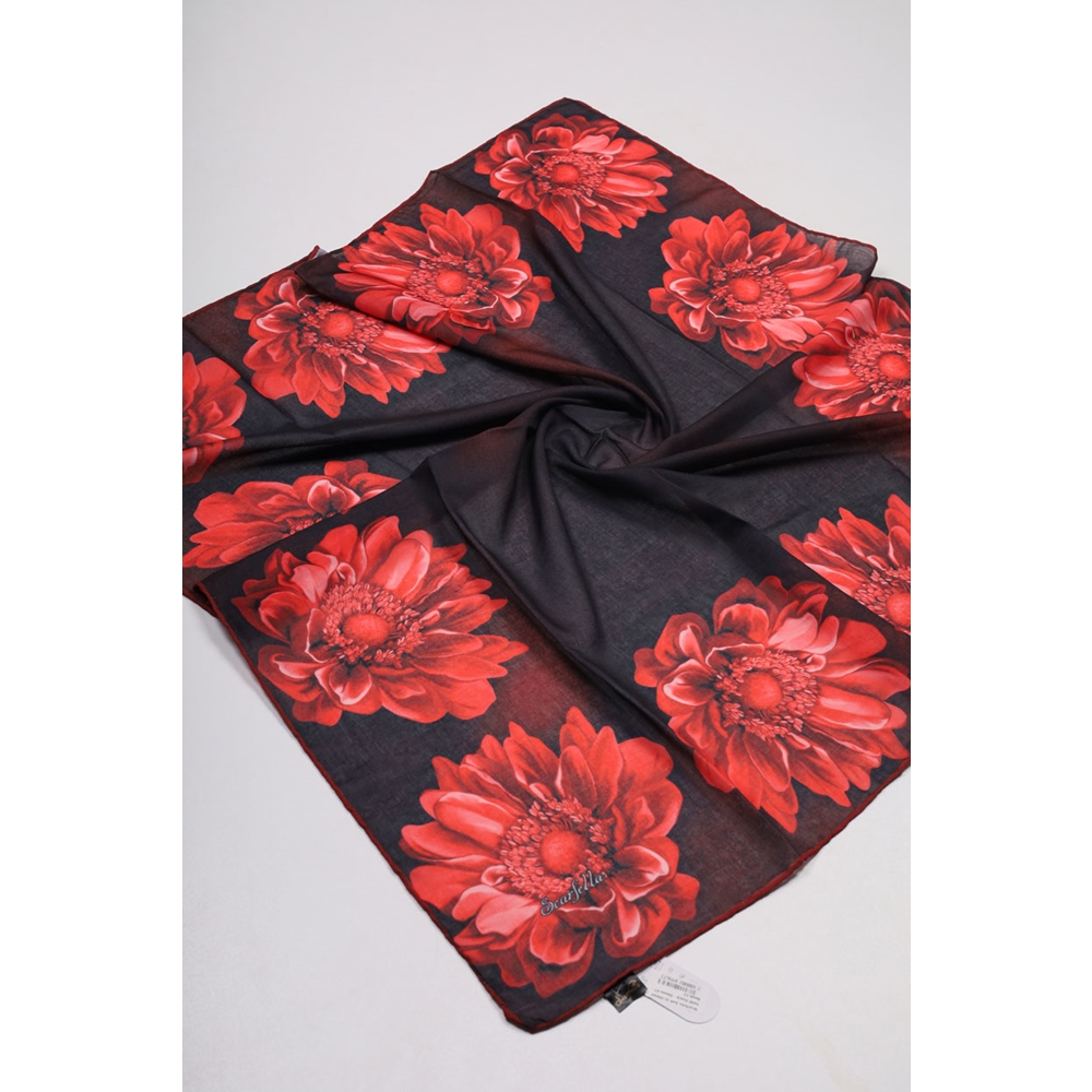 Scarfella Soft El Dikişli Eylül Eşarp - Desen-51