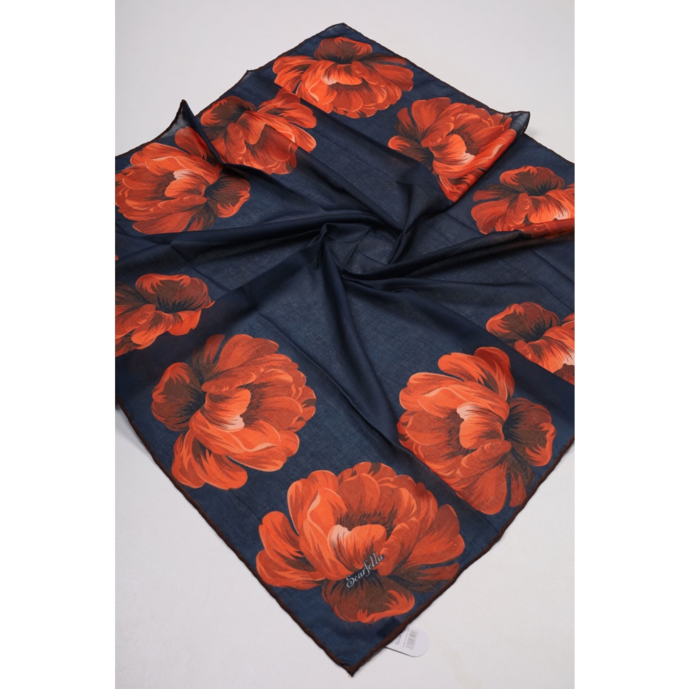 Scarfella Soft El Dikişli Eylül Eşarp - Desen-55