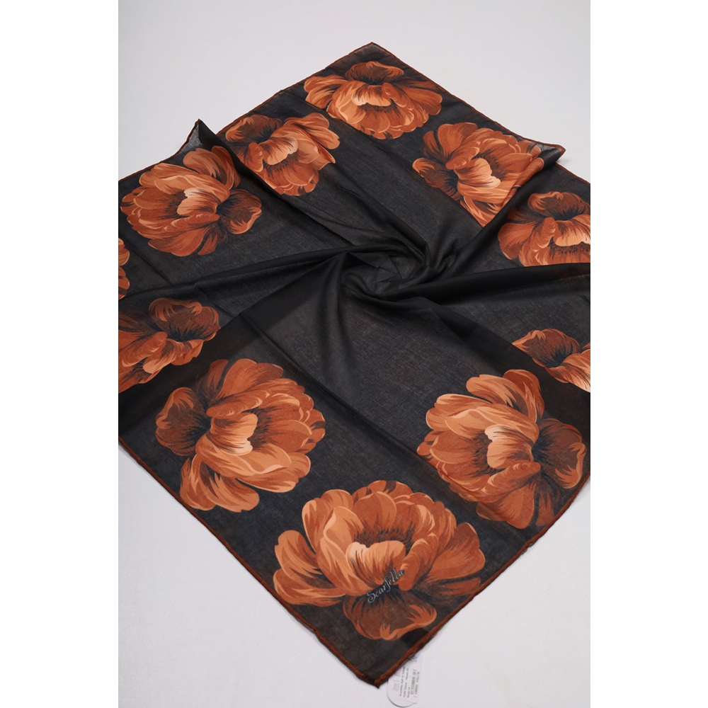 Scarfella Soft El Dikişli Eylül Eşarp - Desen-55