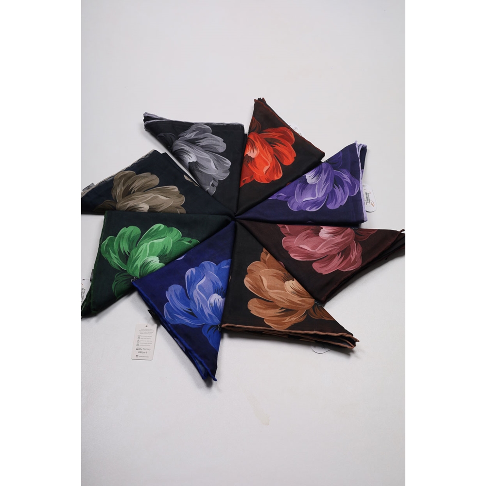 Scarfella Soft El Dikişli Eylül Eşarp - Desen-55