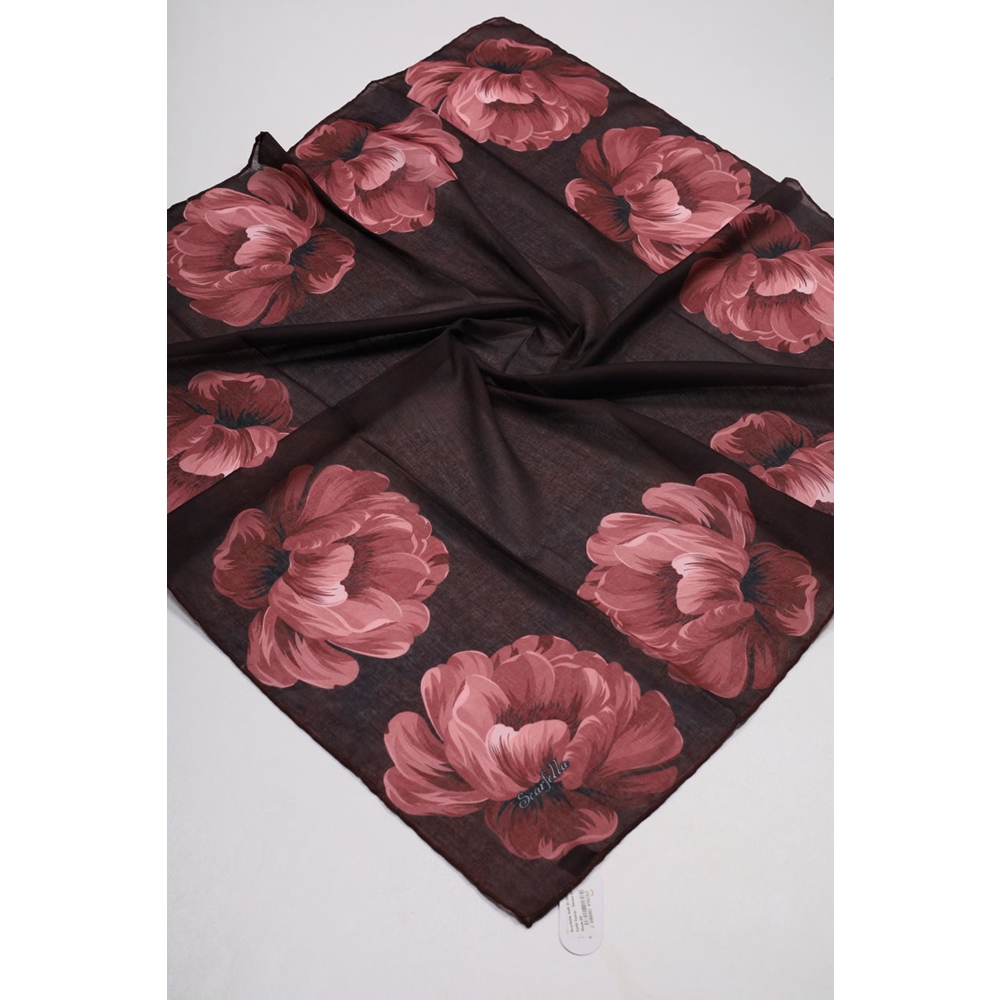 Scarfella Soft El Dikişli Eylül Eşarp - Desen-55