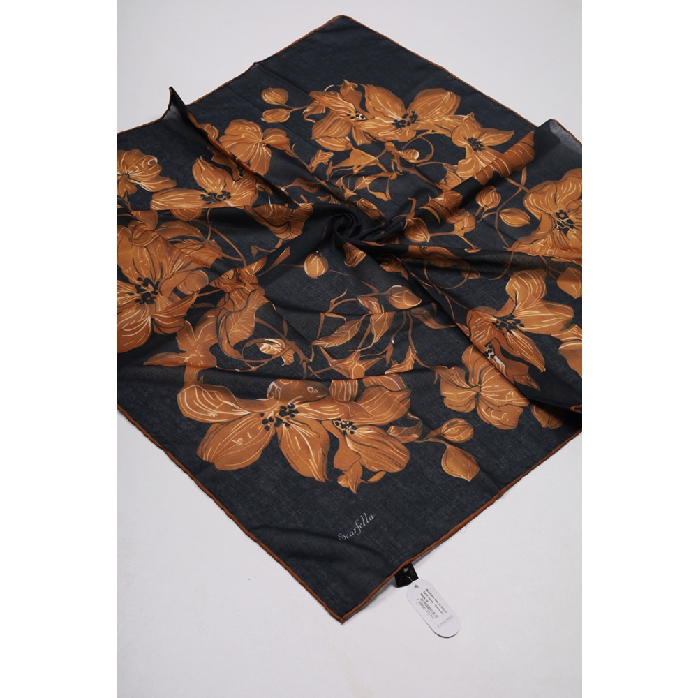 Scarfella Soft El Dikişli Eylül Eşarp - Desen-62