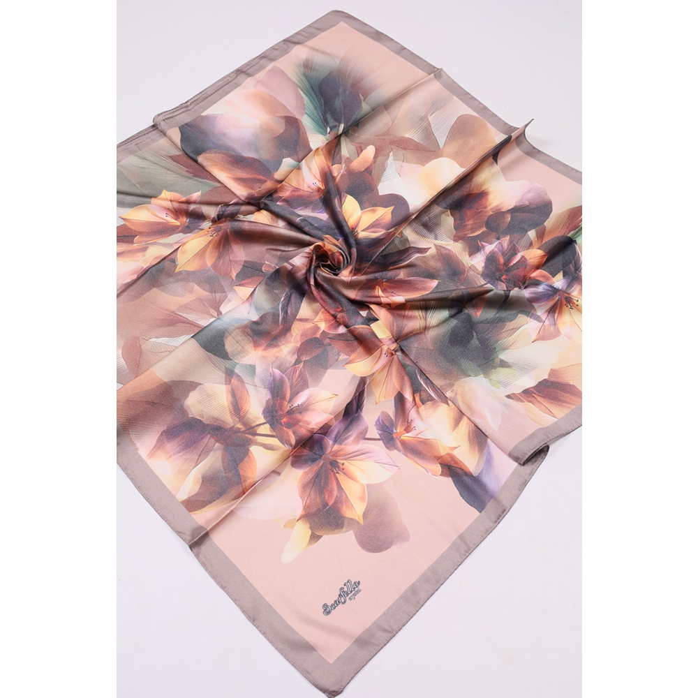Scarfella Hybrid Desenli Kristal Eşarp - Desen-06
