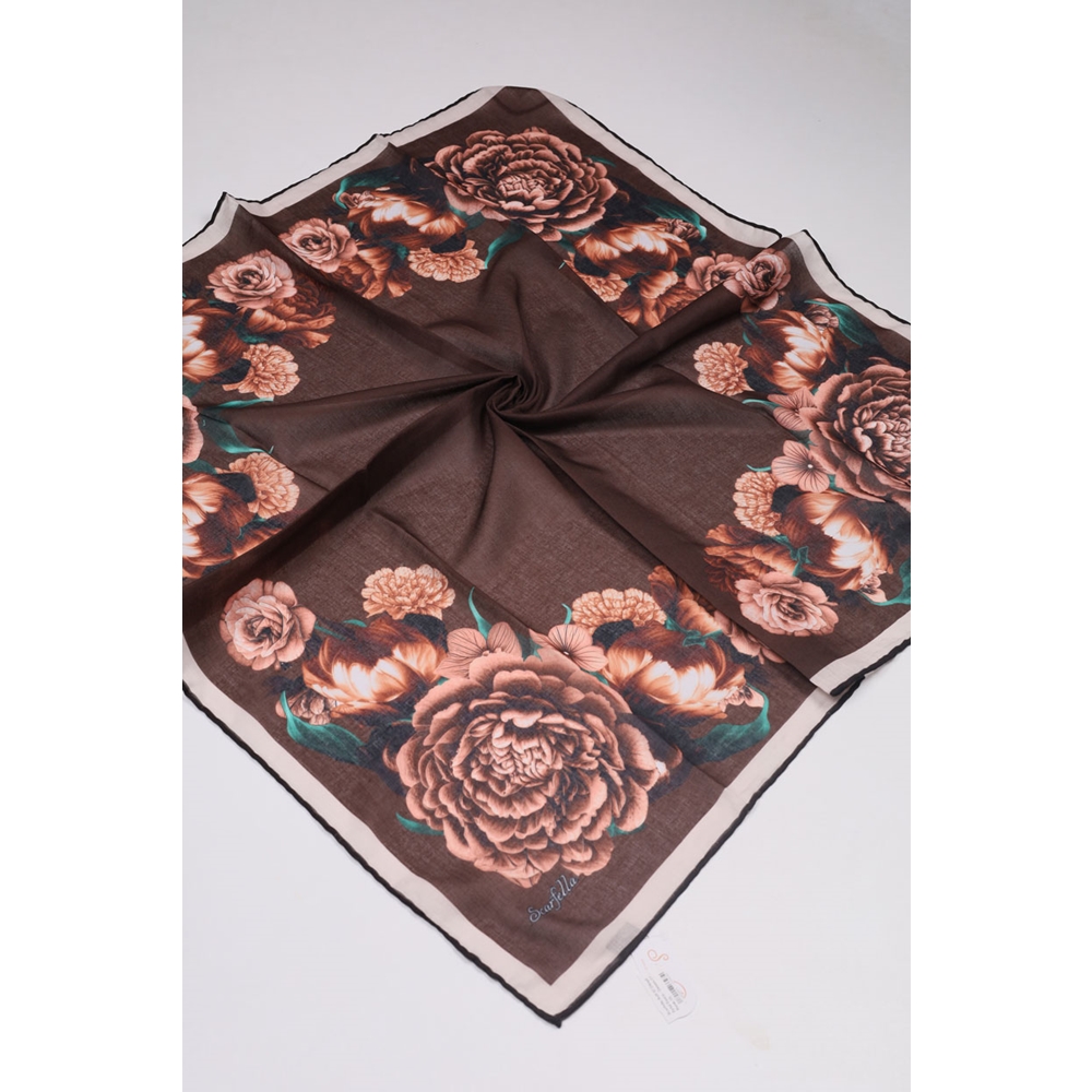 Scarfella Soft El Dikişli Eylül Eşarp - Desen-71