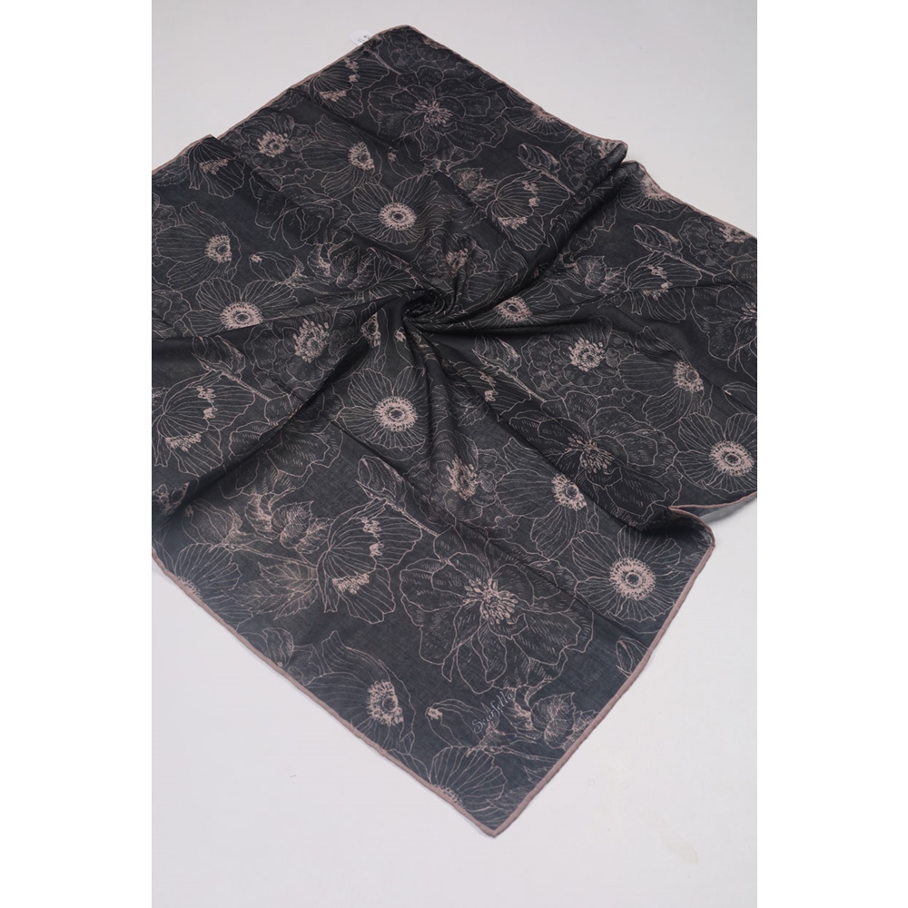 Scarfella Soft El Dikişli Eylül Eşarp - Desen-75