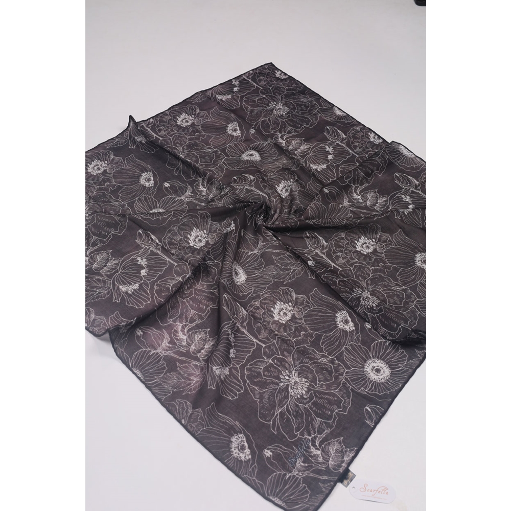 Scarfella Soft El Dikişli Eylül Eşarp - Desen-75