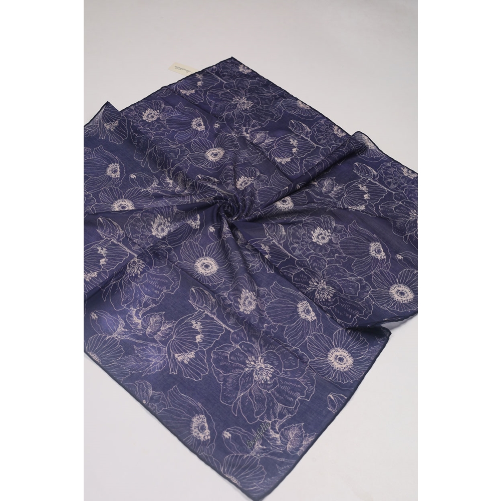 Scarfella Soft El Dikişli Eylül Eşarp - Desen-75
