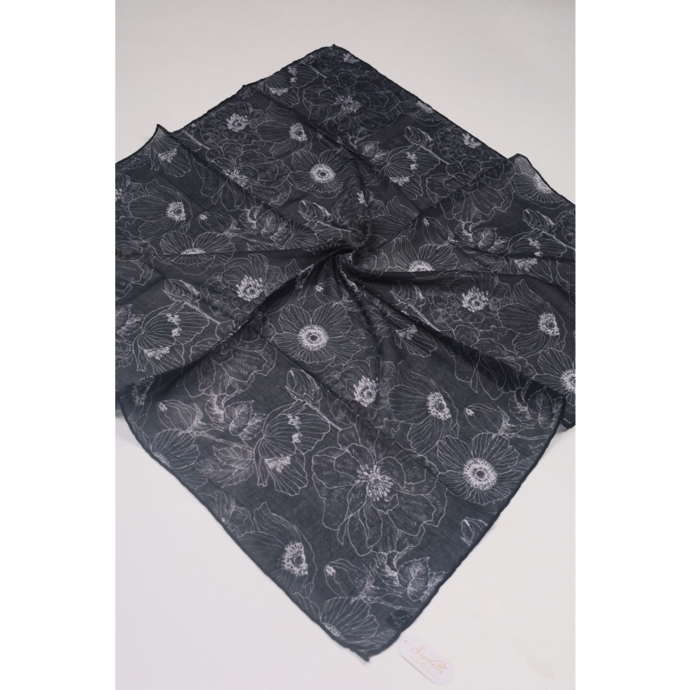 Scarfella Soft El Dikişli Eylül Eşarp - Desen-75
