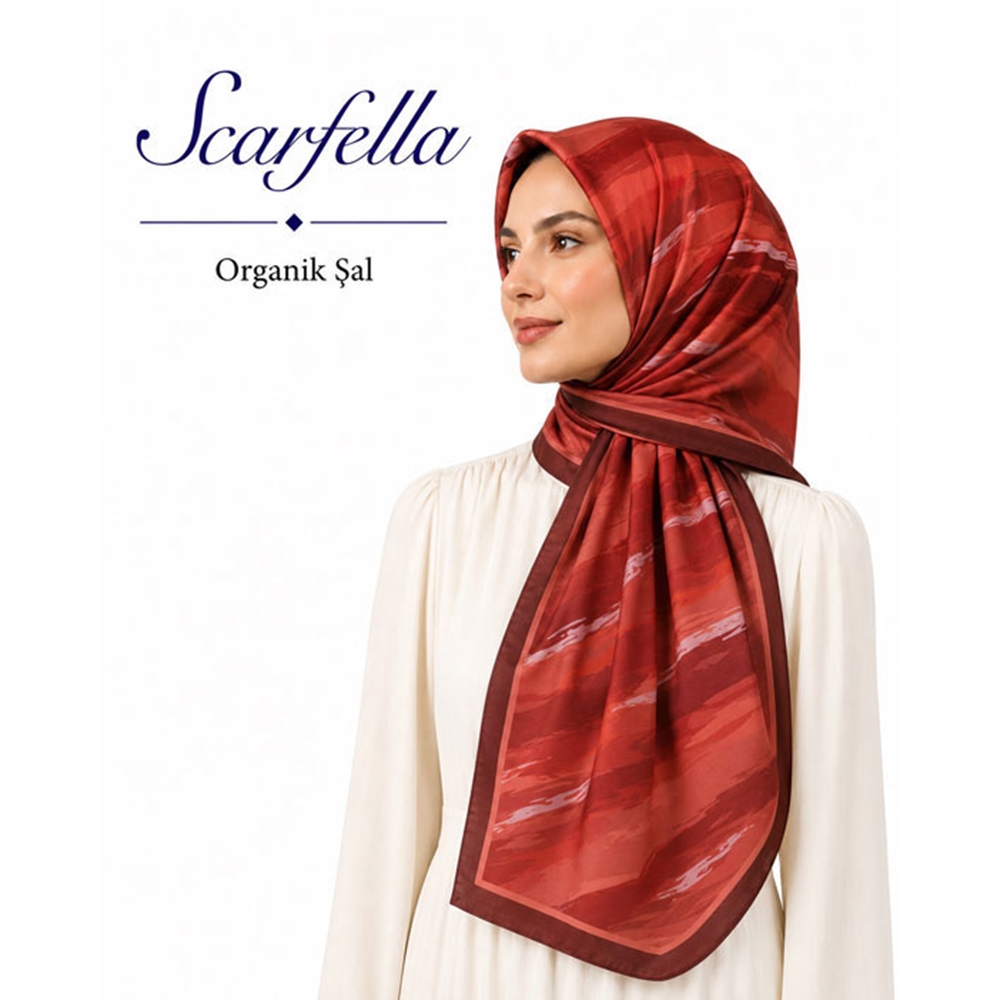 Scarfella Organik Şal - Desen-10