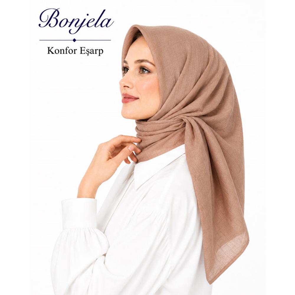 Bonjela Düz Renk Konfor Eşarp - Desen-02