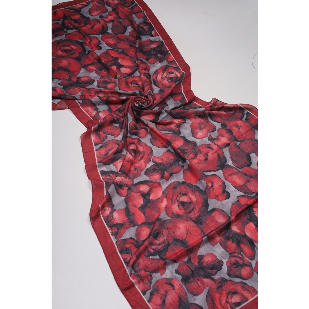 Scarfella Desenli Bambu Kraş Şal - Desen-12
