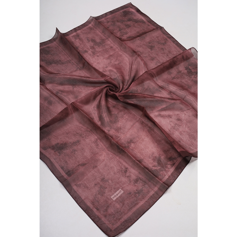 Piramit Desenli Simli Bantlı Abiye Eşarp - Desen-01 - Renk-19