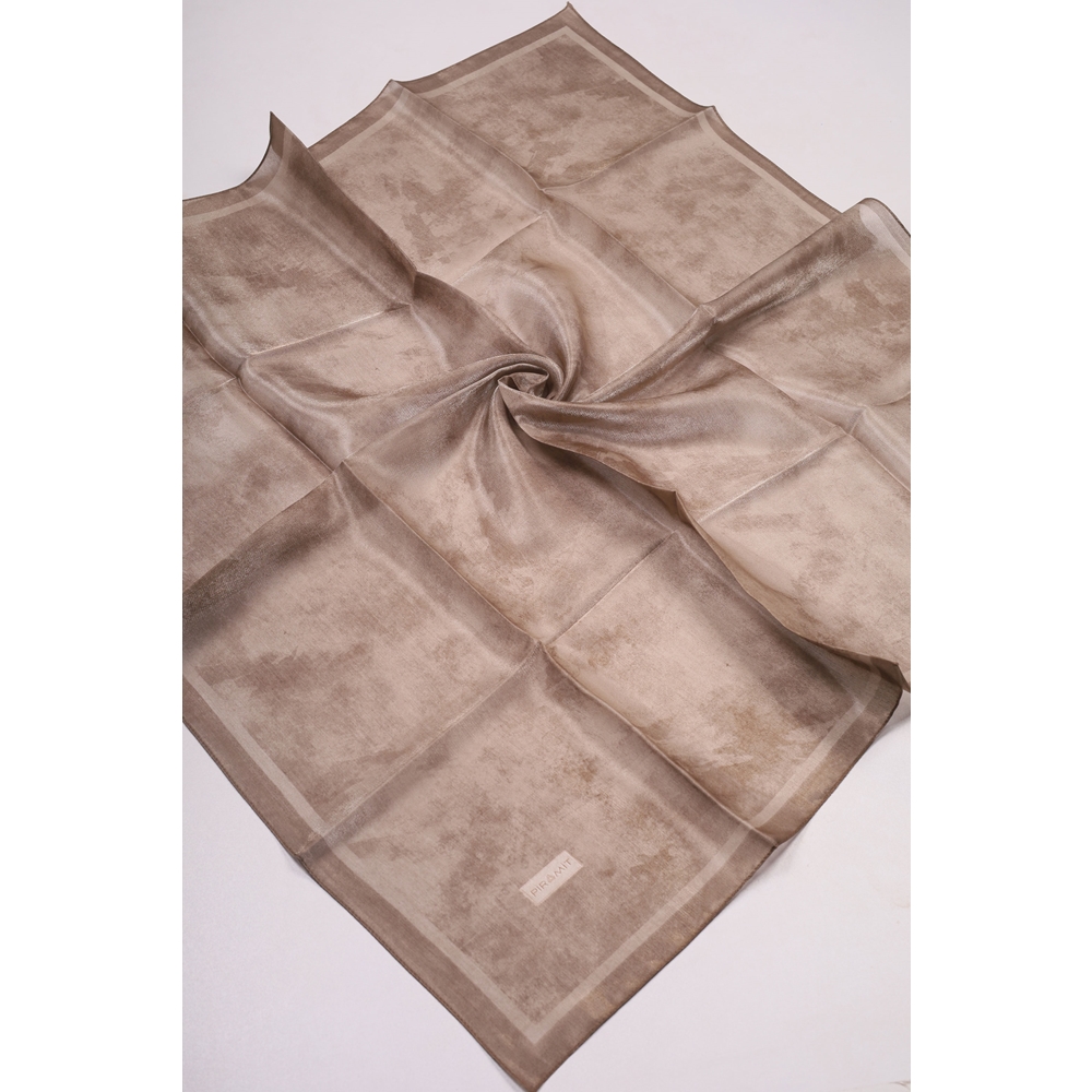 Piramit Desenli Simli Bantlı Abiye Eşarp - Desen-01 - Renk-19