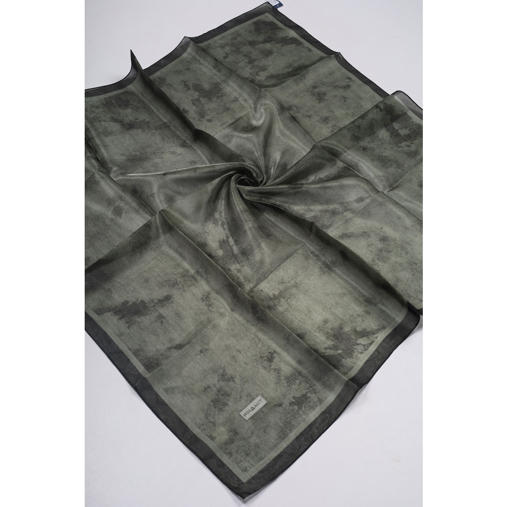 Piramit Desenli Simli Bantlı Abiye Eşarp - Desen-01 - Renk-19