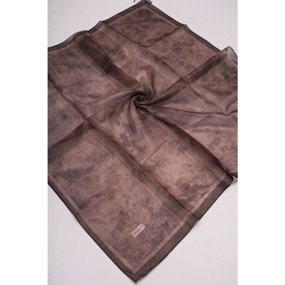 Piramit Desenli Simli Bantlı Abiye Eşarp - Desen-01 - Renk-19