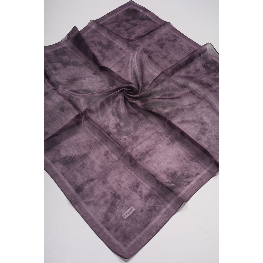Piramit Desenli Simli Bantlı Abiye Eşarp - Desen-01 - Renk-19