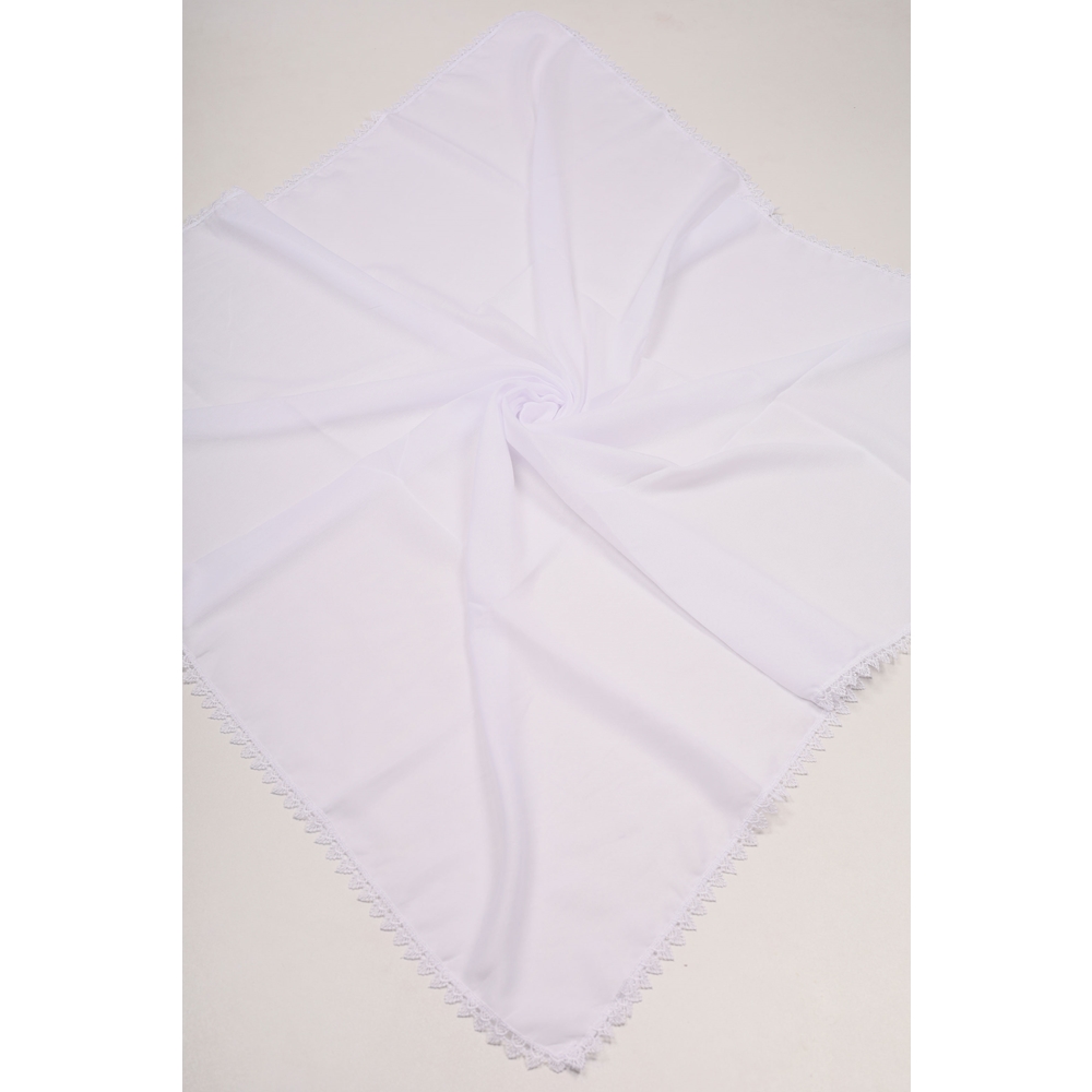 Baysem Hacı Tülbenti 110 cm. Dikişli - Desen-02