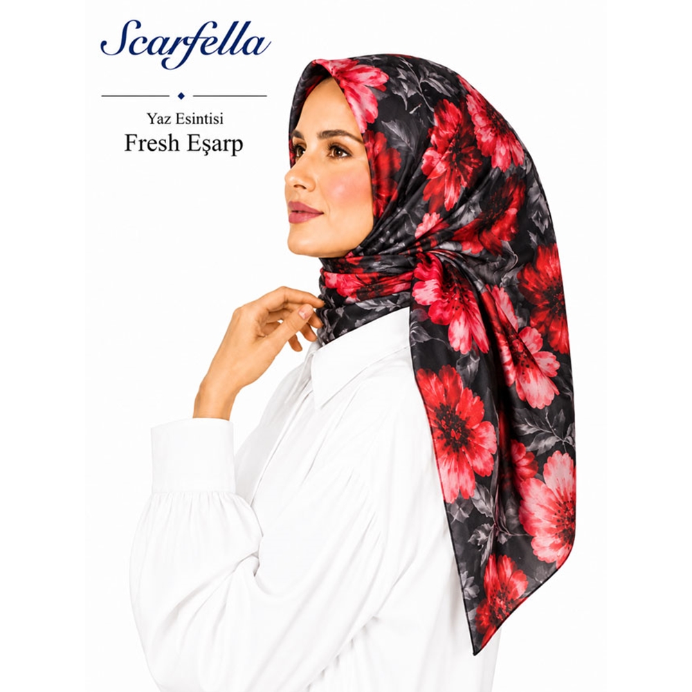 Scarfella Yaz Esintisi Fresh Eşarp - Desen-108