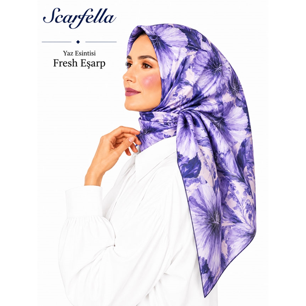 Scarfella Yaz Esintisi Fresh Eşarp - Desen-112