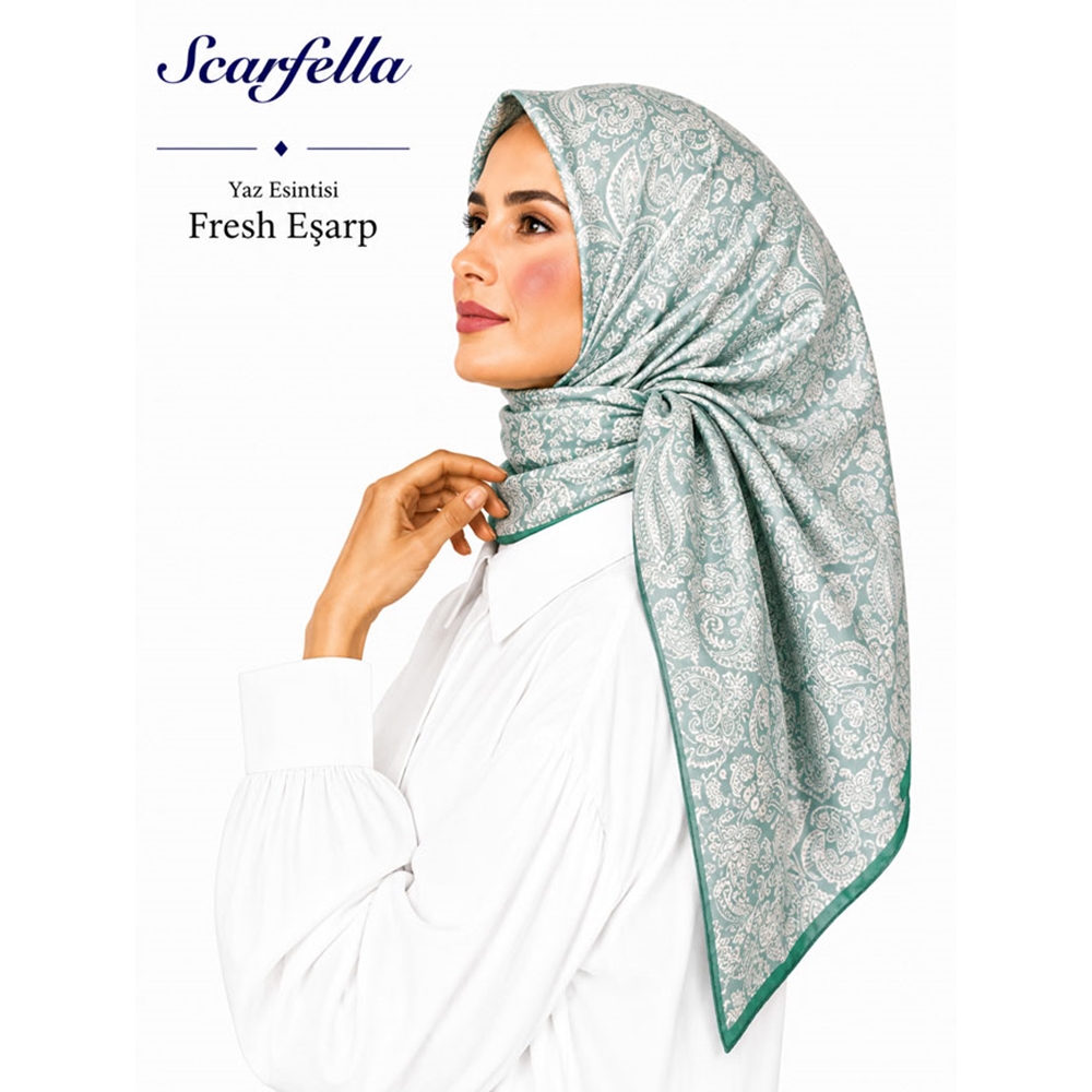 Scarfella Yaz Esintisi Fresh Eşarp - Desen-113