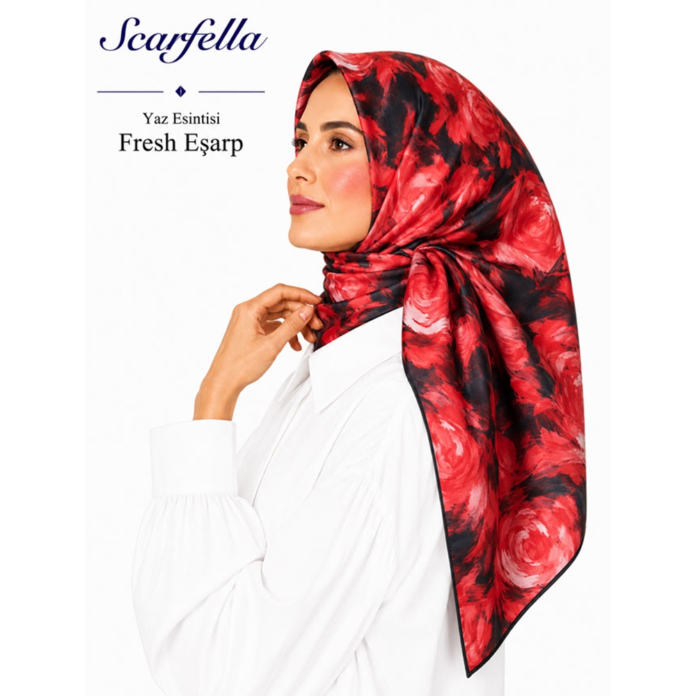 Scarfella Yaz Esintisi Fresh Eşarp - Desen-114