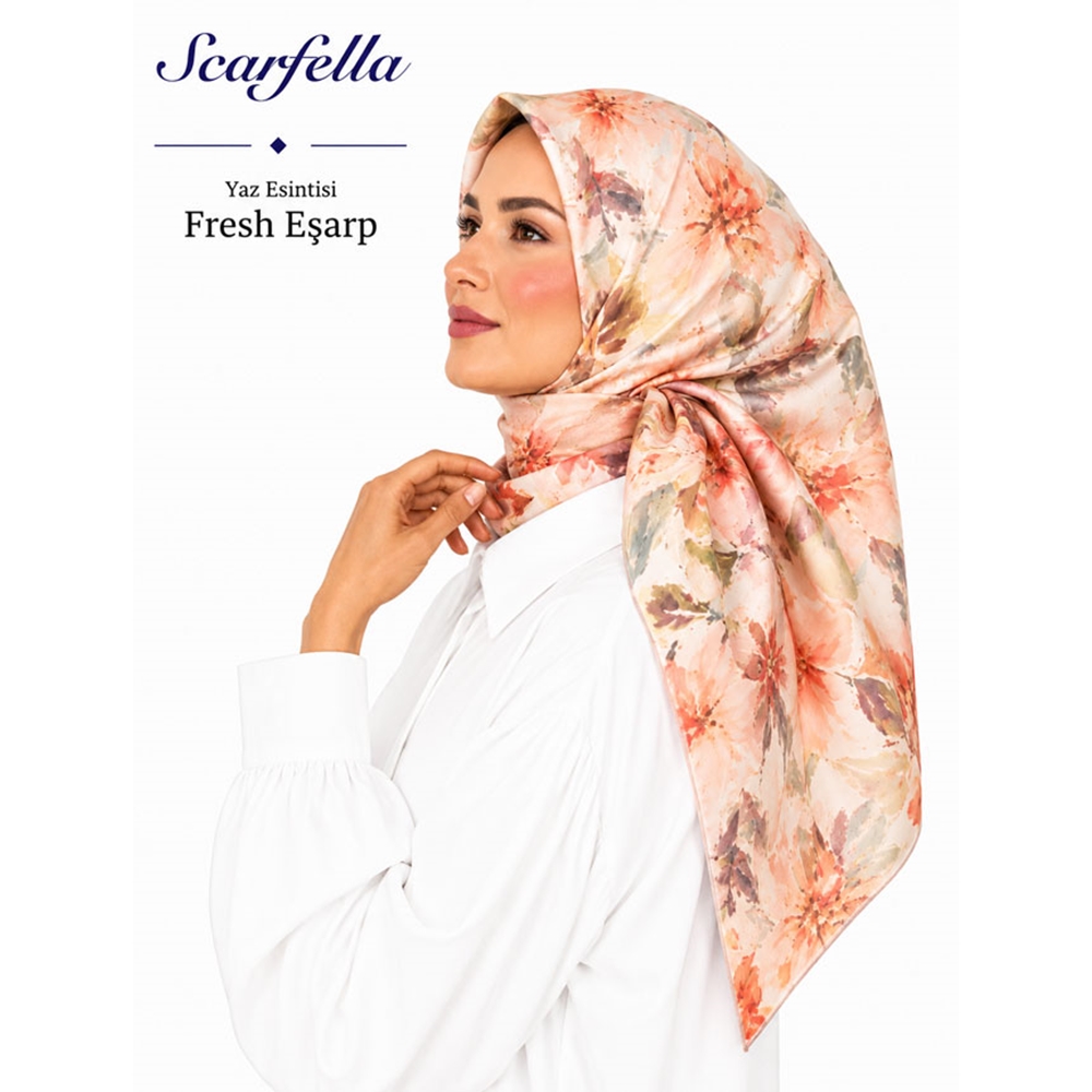Scarfella Yaz Esintisi Fresh Eşarp - Desen-116