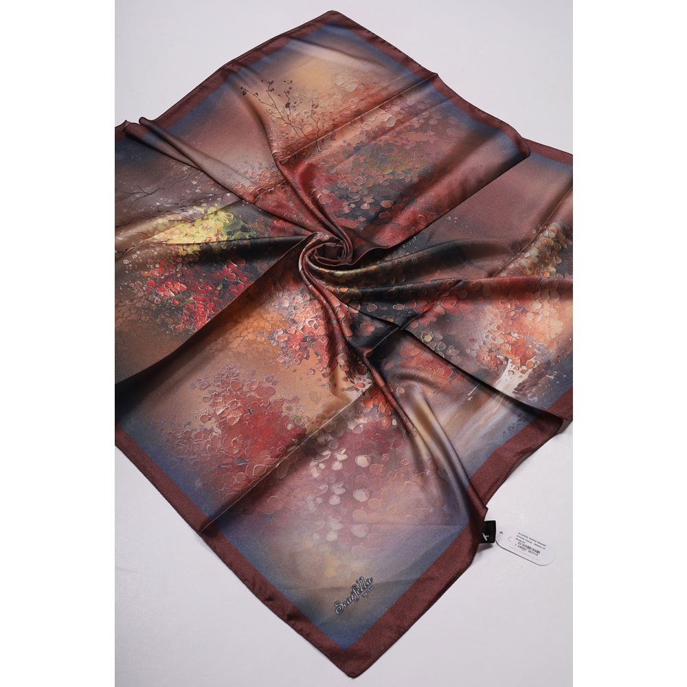 Scarfella Hybrid Desenli Kristal Eşarp - Desen-15 - Renk-01