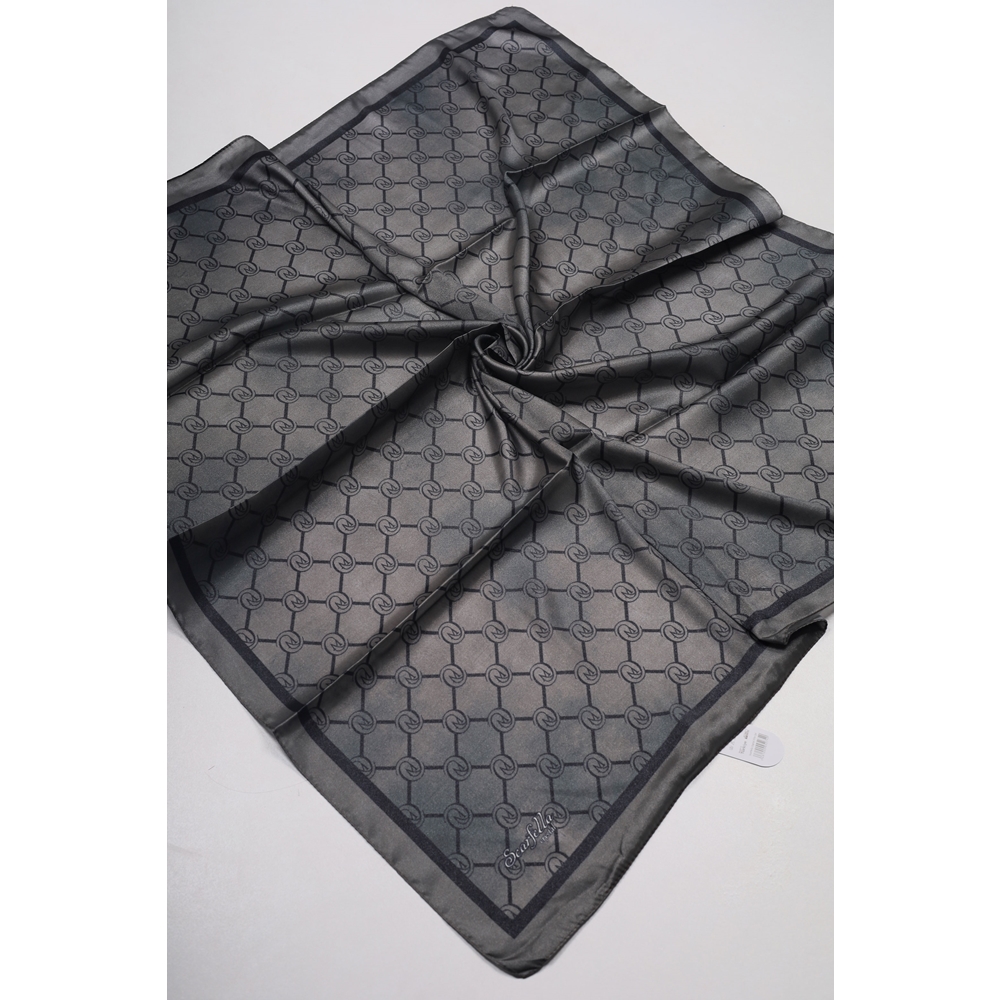 Scarfella Hybrid Desenli Kristal Eşarp - Desen-17 - Renk-01