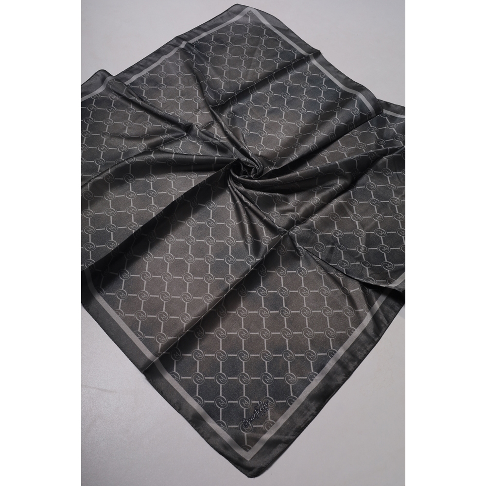 Scarfella Hybrid Desenli Kristal Eşarp - Desen-17 - Renk-01