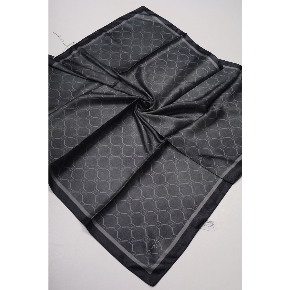 Scarfella Hybrid Desenli Kristal Eşarp - Desen-17 - Renk-01