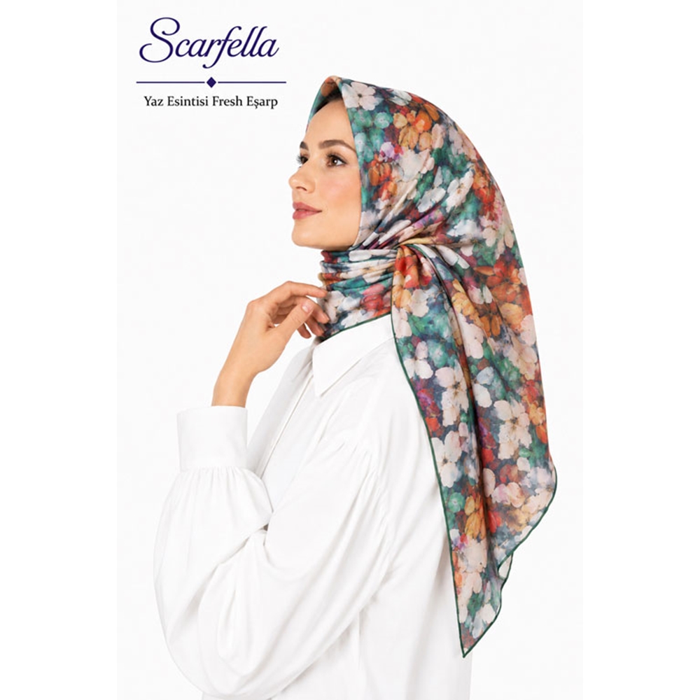 Scarfella Yaz Esintisi Fresh Eşarp - Desen-124