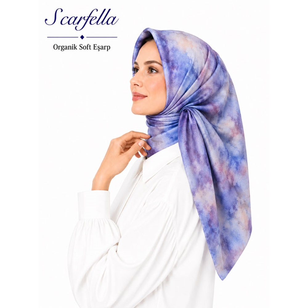 Scarfella Organik Soft Eşarp - Desen-09