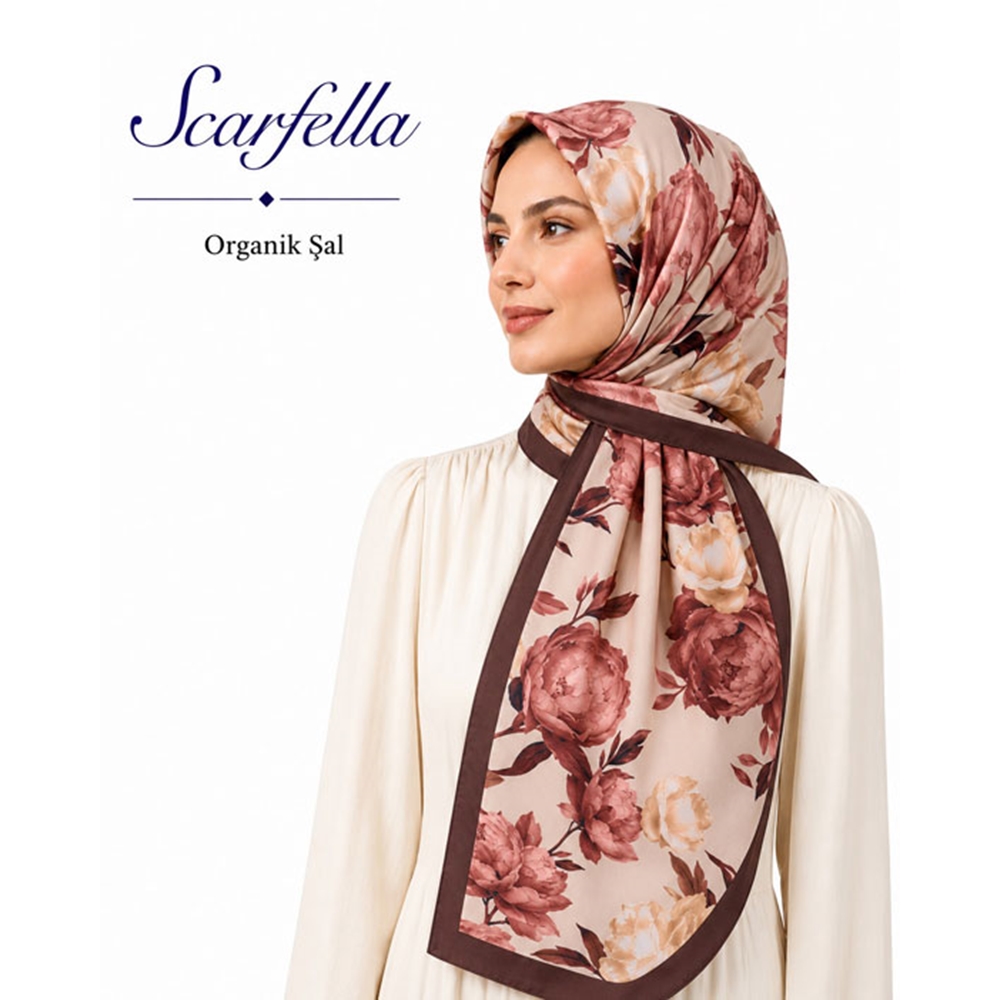 Scarfella Organik Şal - Desen-17