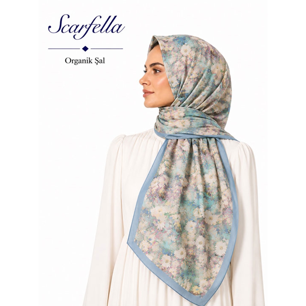 Scarfella Organik Şal - Desen-18
