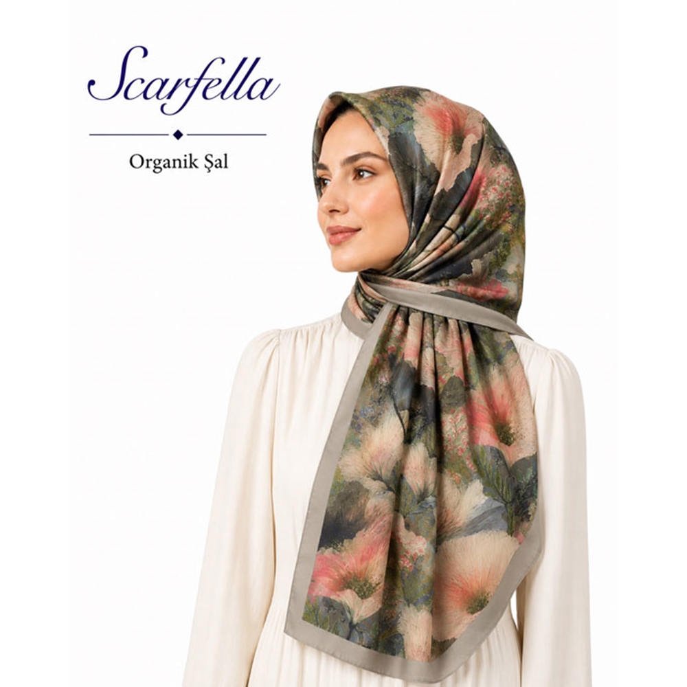 Scarfella Organik Şal - Desen-19