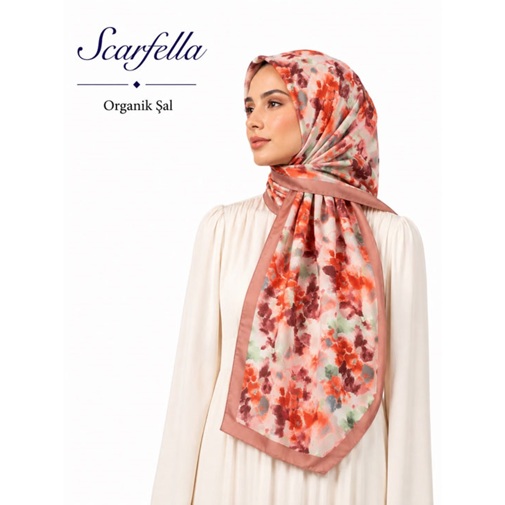 Scarfella Organik Şal - Desen-22