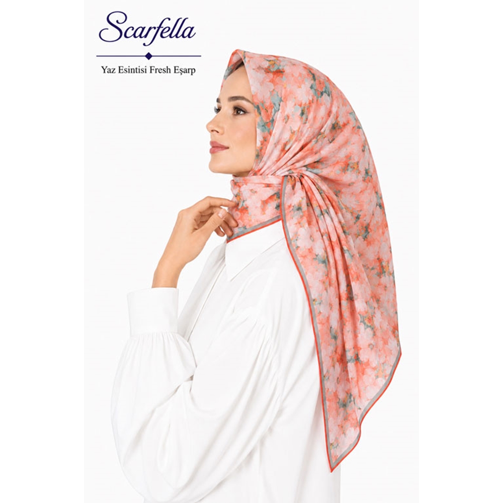 Scarfella Yaz Esintisi Fresh Eşarp - Desen-126
